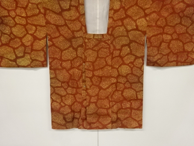 JAPANESE KIMONO / VINTAGE MICHIYUKI COAT / ABSTRACT